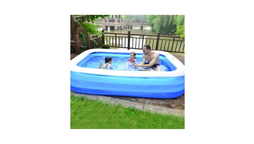 Piscina rectangular para niños