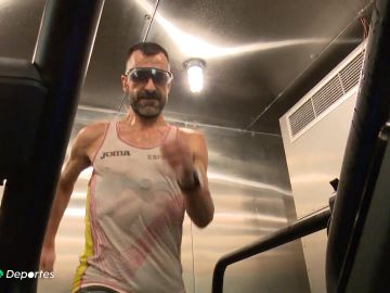 As&iacute; es la c&aacute;mara de calor en la que entrena Jes&uacute;s &Aacute;ngel Garc&iacute;a Bragado para estar listo para los JJOO de Tokio