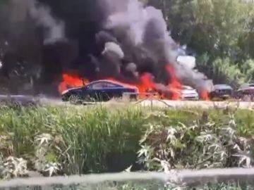 incendio chipiona coches