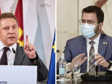 García Page le pide a Aragonès que acuda a la conferencia de presidentes: "Mejor Salamanca que Waterloo" García Page le pide a Aragonès que acuda a la conferencia de presidentes: "Mejor Salamanca que Waterloo"