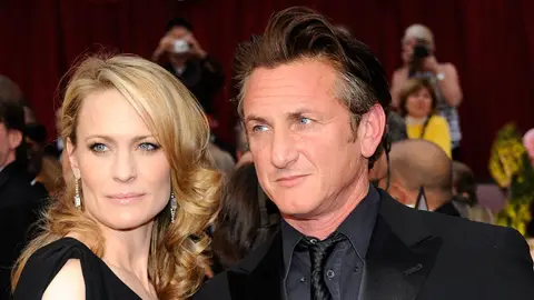 Robin Wright y Sean Penn en 2009 Robin Wright y Sean Penn en 2009