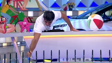Jorge Fernández alucina con la manera de tirar de una concursante