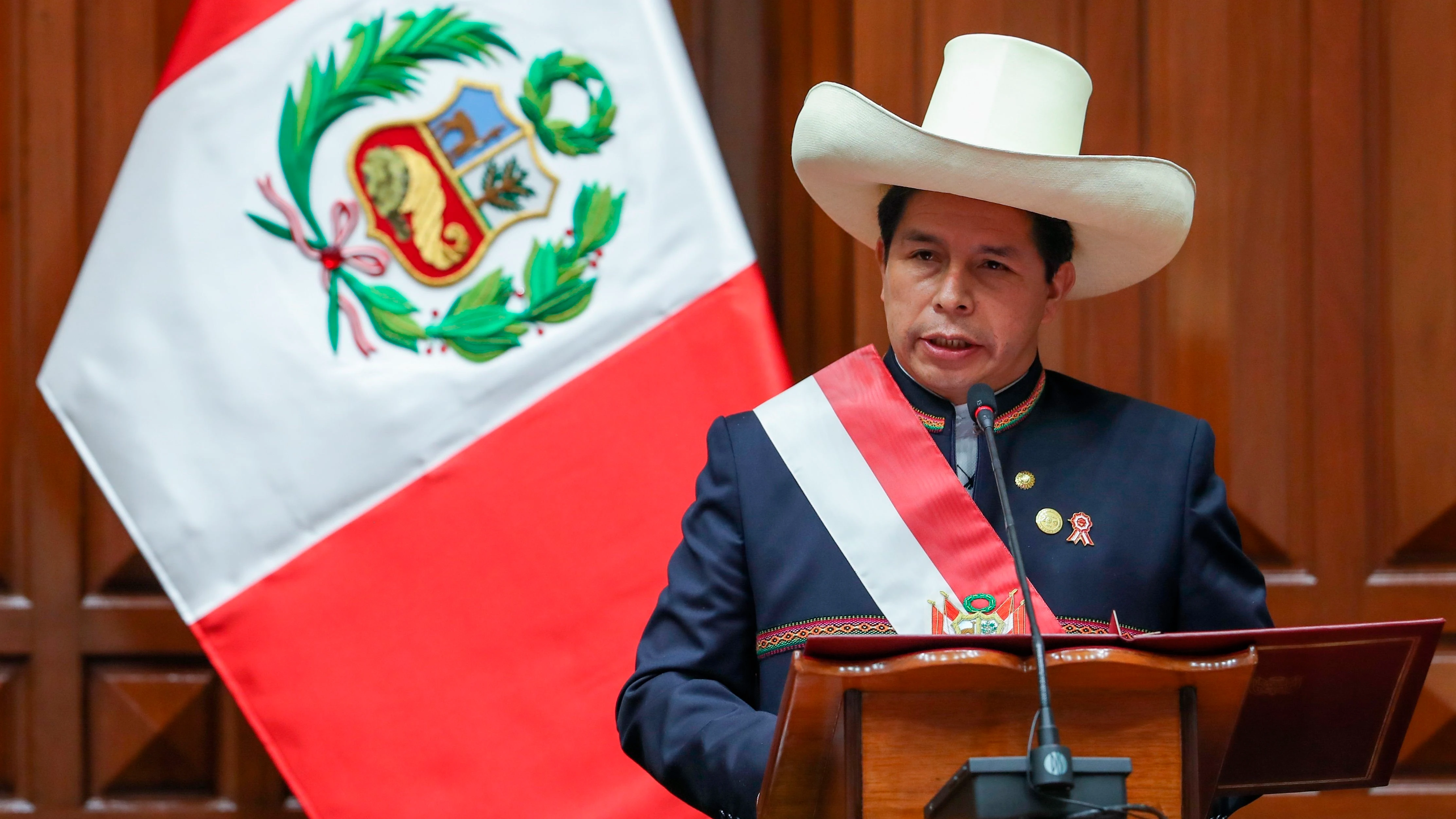El expresidente de Perú, Pedro Castillo El expresidente de Perú, Pedro Castillo
