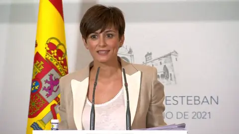 Isabel Rodríguez, sobre las críticas de Ayuso: "Igual buscaba otra cosa y no le ha gustado el ambiente de consenso y diálogo" Isabel Rodríguez, sobre las críticas de Ayuso: "Igual buscaba otra cosa y no le ha gustado el ambiente de consenso y diálogo"