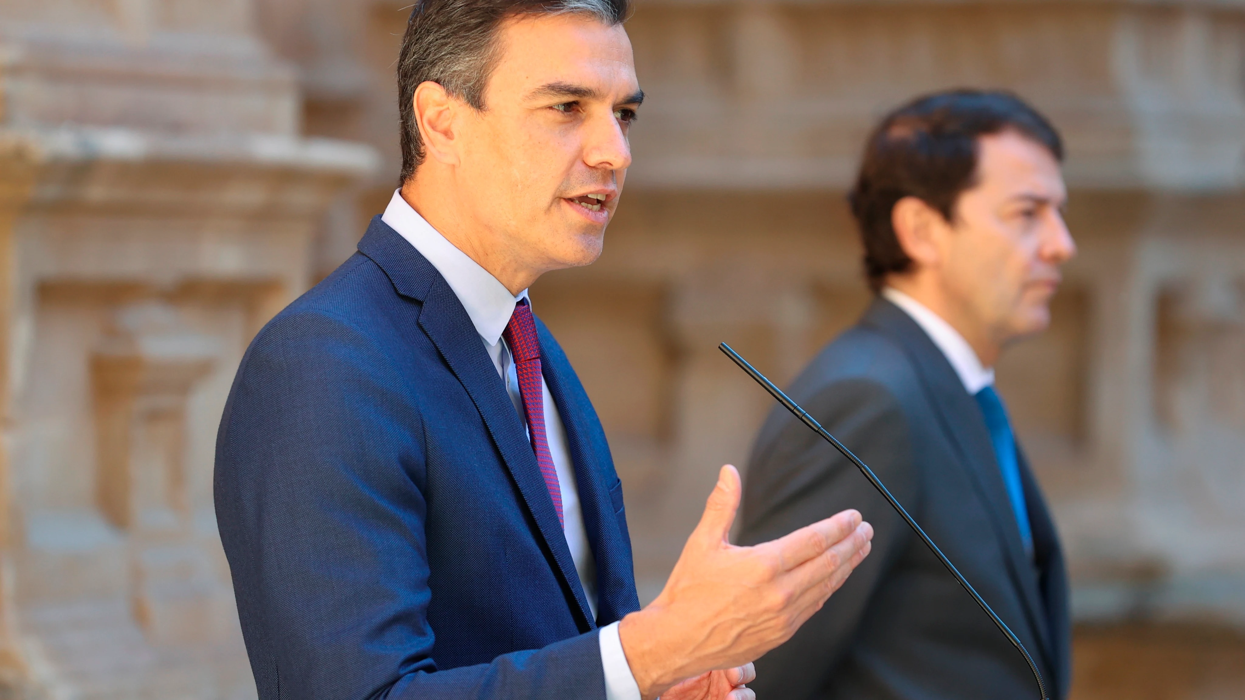 Pedro Sánchez interviene junto a Mañueco Pedro Sánchez interviene junto a Mañueco