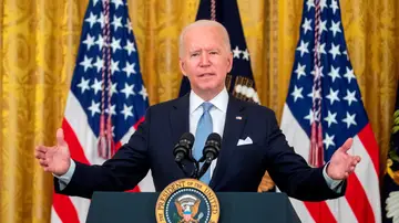 Joe Biden en una rueda de prensa en la Casa Blanca Joe Biden en una rueda de prensa en la Casa Blanca