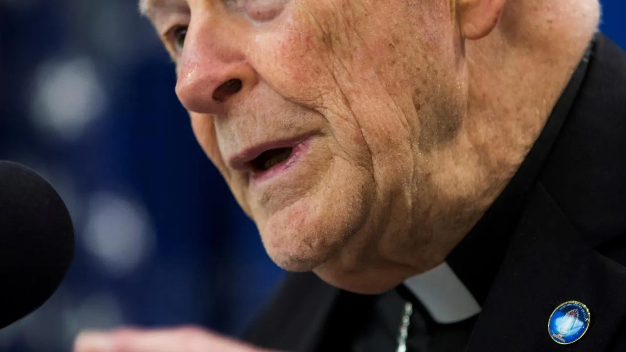 Fotografía de archivo del excardenal estadounidense Theodore McCarrick. Fotografía de archivo del excardenal estadounidense Theodore McCarrick.
