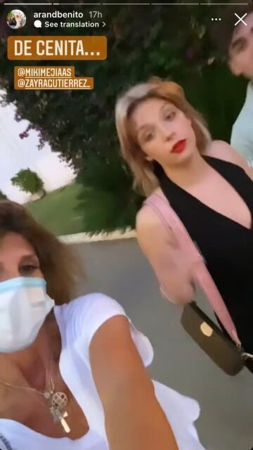Arancha de Benito junto a Zayra Gutiérrez y Miki Mejías