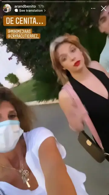 Arancha de Benito junto a Zayra Gutiérrez y Miki Mejías Arancha de Benito junto a Zayra Gutiérrez y Miki Mejías