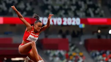 La española Ana Peleteiro, en acción en los JJOO de Tokio 2020 La española Ana Peleteiro, en acción en los JJOO de Tokio 2020