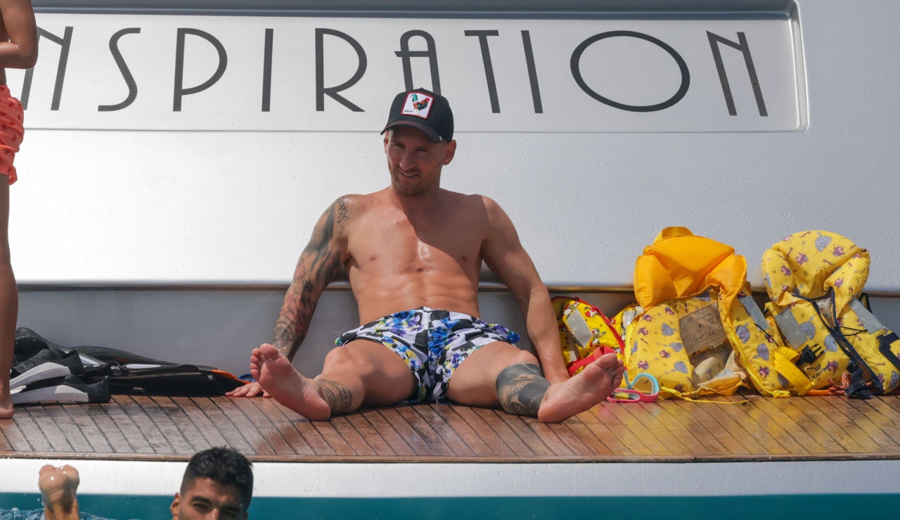 Las vacaciones de Leo Messi, Luis Suárez y Cesc Fábregas