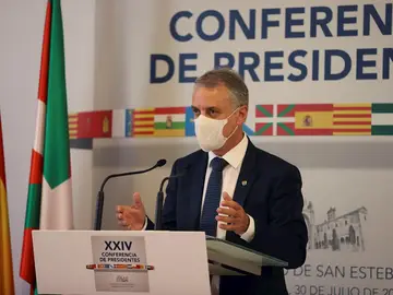 Iñigo Urkullu en la conferencia de presidentes Iñigo Urkullu en la conferencia de presidentes