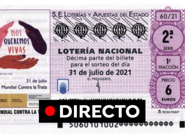 Sorteo de Lotería Nacional: Seguir el sorteo de hoy sábado 31 de julio, en directo 