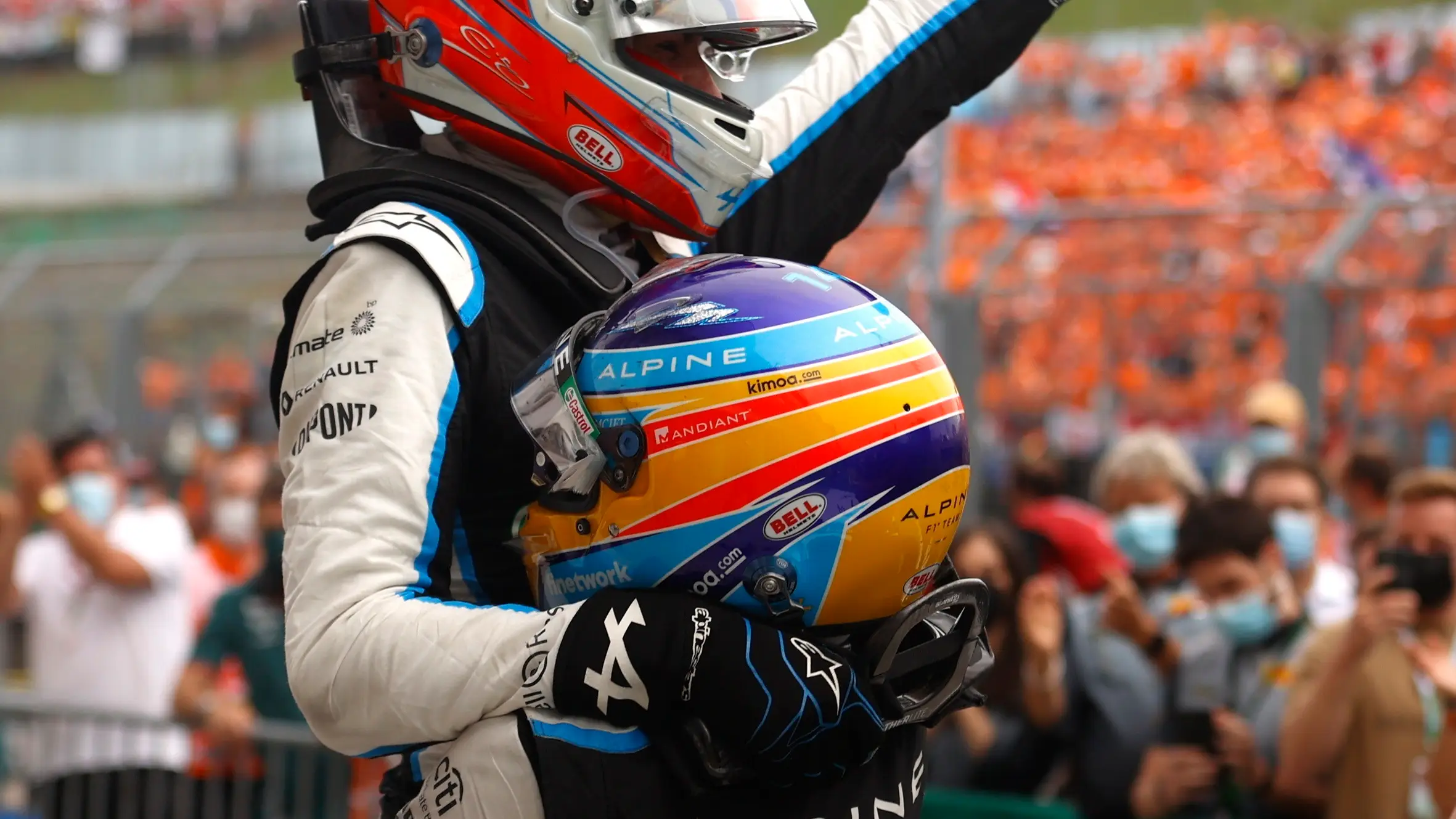 Fernando Alonso, mejor piloto en el GP de Hungr&iacute;a: la lucha con Hamilton, la celebraci&oacute;n con Ocon