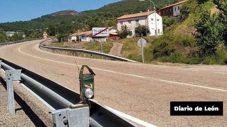 Olleros de Sabero, el pueblo de Le&oacute;n que instala un "radar casero" en la carretera