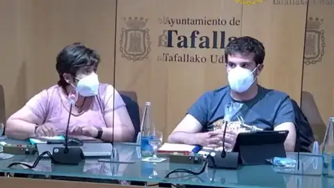 Concejal EH Bildu, Xabier Alkuaz en Tafalla, Navarra Concejal EH Bildu, Xabier Alkuaz en Tafalla, Navarra