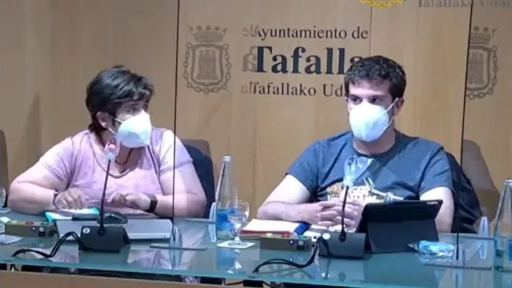 Concejal EH Bildu, Xabier Alkuaz en Tafalla, Navarra