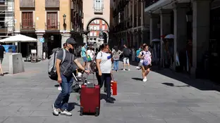 Turistas en Madrid Turistas en Madrid