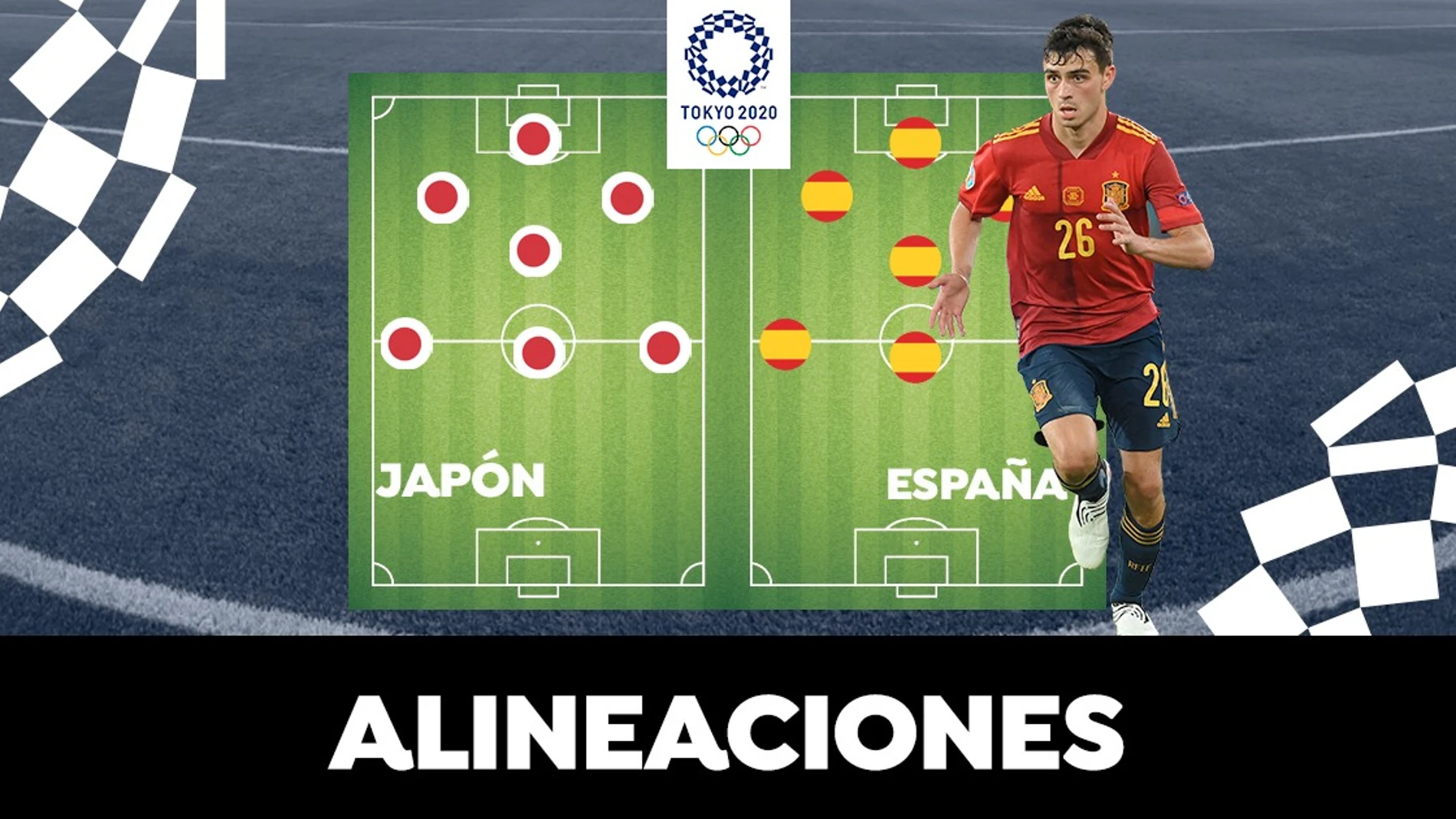 Alineación de España hoy contra en el partido de semifinales de los Juegos Olímpicos de Tokio