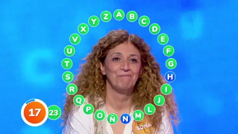 La gran jugada de Sofía en ‘El Rosco’ a tan solo dos respuestas del bote de ‘Pasapalabra’ La gran jugada de Sofía en ‘El Rosco’ a tan solo dos respuestas del bote de ‘Pasapalabra’