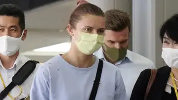 La atleta bielorrusa Tsikhanouskaya ya viaja a Viena gracias al visado humanitario expedido por Polonia La atleta bielorrusa Tsikhanouskaya ya viaja a Viena gracias al visado humanitario expedido por Polonia
