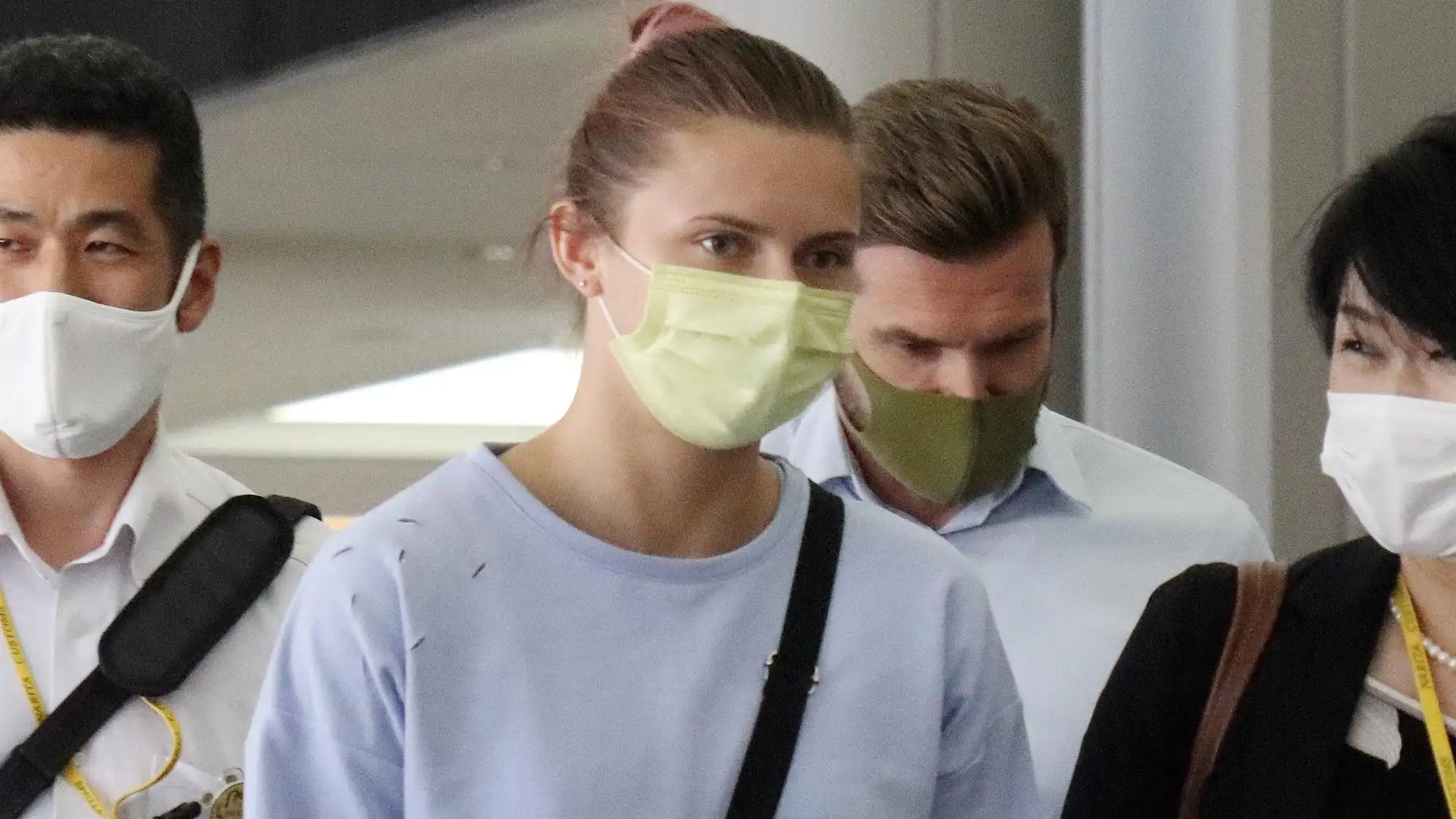 La atleta bielorrusa Tsikhanouskaya ya viaja a Viena gracias al visado humanitario expedido por Polonia