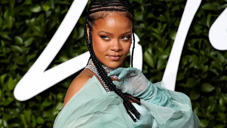 La cantante Rihanna La cantante Rihanna