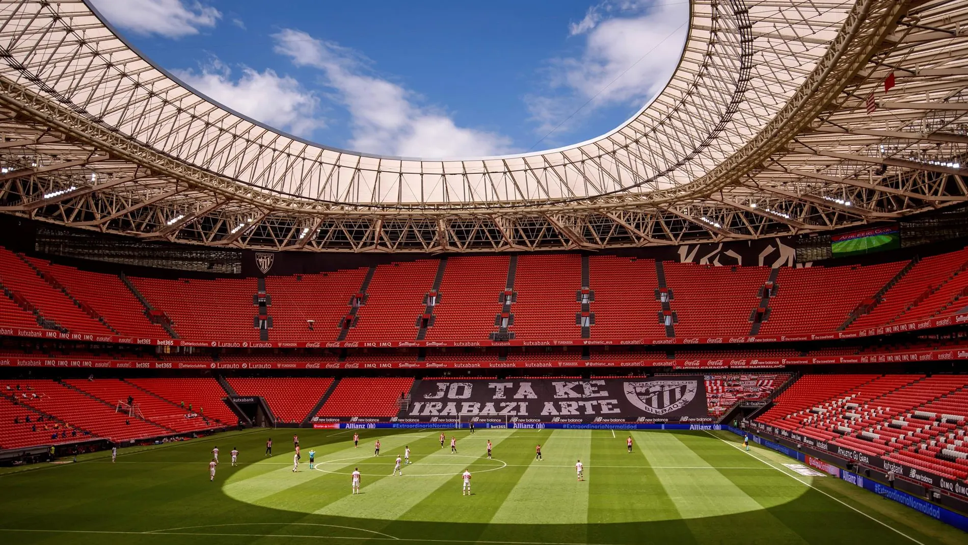 Los estadios vascos solo llenarán un 20% de las gradas