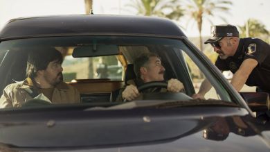 Tenso encuentro de Bego, Patxi y Korta con la Policía de Benidorm