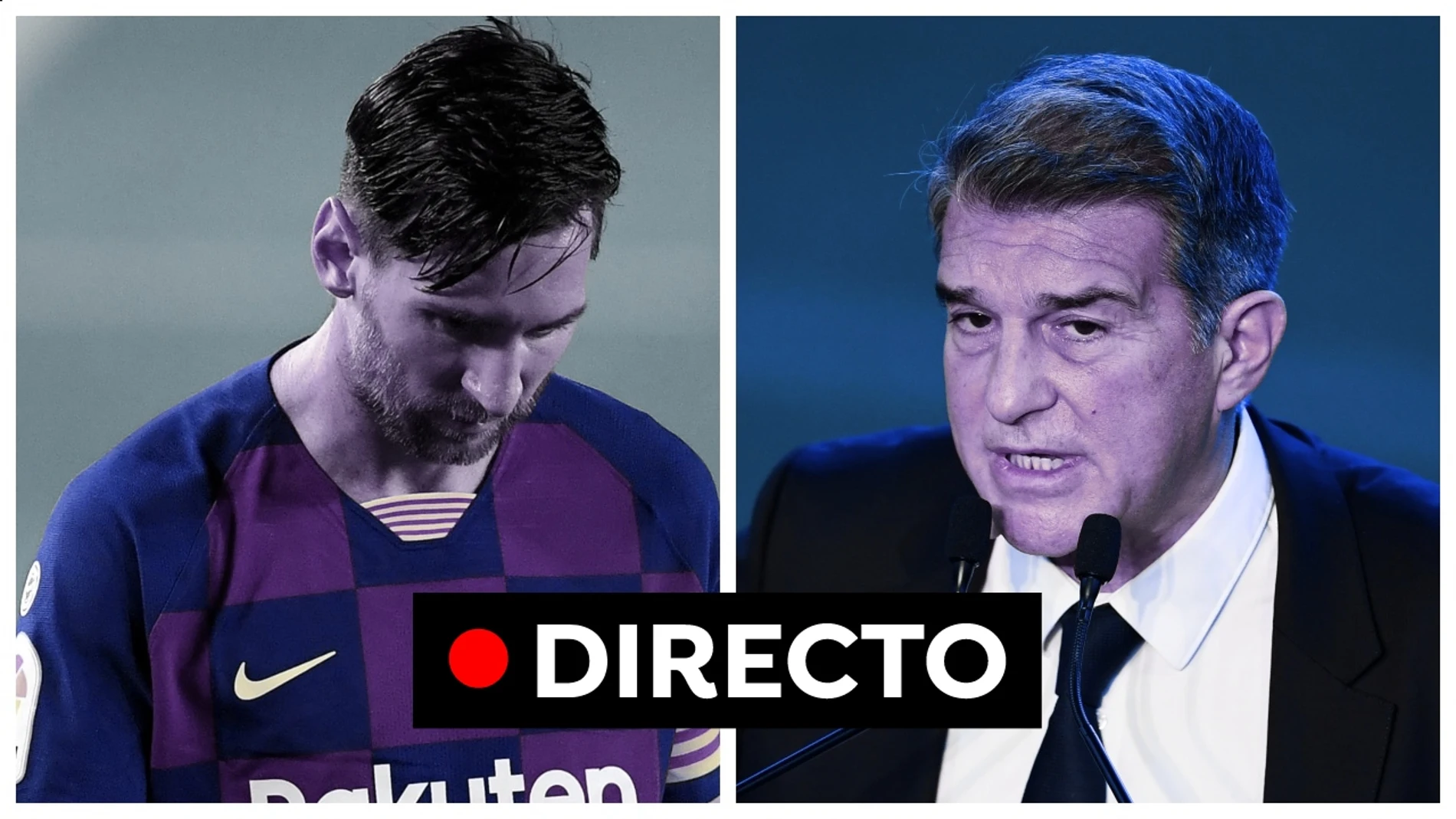 Última hora de Messi, el Fútbol Club Barcelona y la comparecencia de Joan Laporta