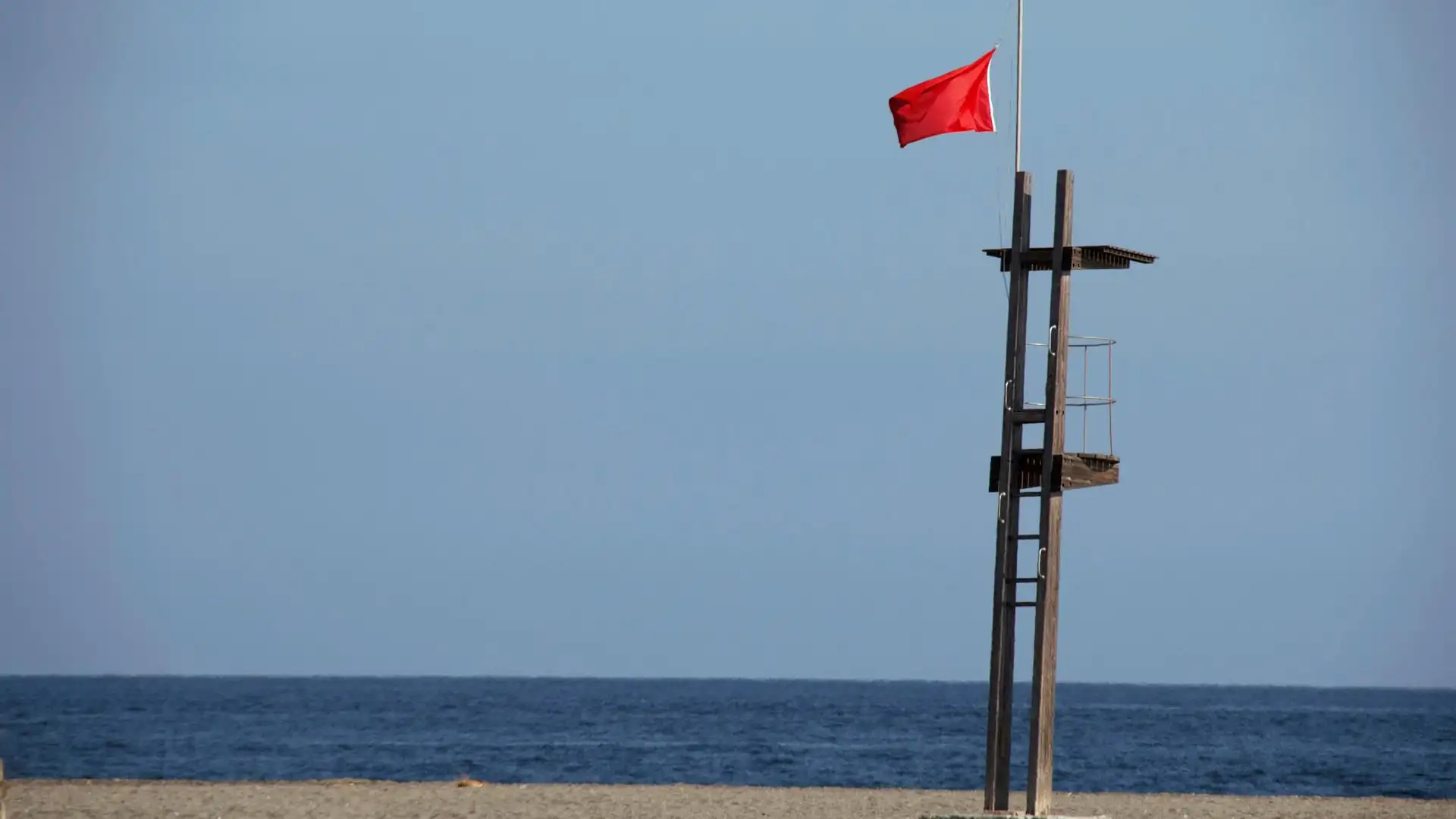 Una playa del Mar Menor Una playa del Mar Menor