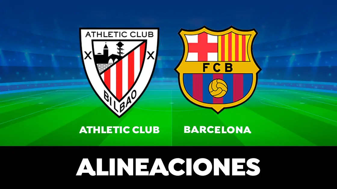Alineaci&oacute;n OFICIAL del Barcelona contra el Athletic de Bilbao en el partido de hoy de LaLiga