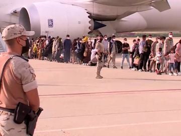 España recibe otro avión con 260 afganos evacuados de Kabul, entre ellos 14 bebés