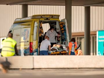 Una ambulancia en Urgencias 