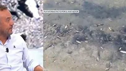 Roberto Brasero explica el problema del Mar Menor