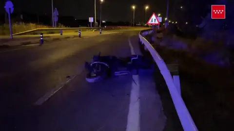 Dos heridos graves tras sufrir un accidente de moto en Colmenar Viejo Dos heridos graves tras sufrir un accidente de moto en Colmenar Viejo