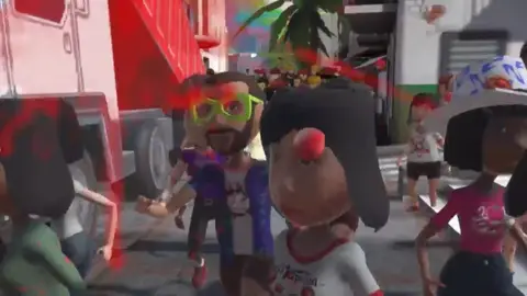 Tomatina de Buñol en realidad virtual. Tomatina de Buñol en realidad virtual.