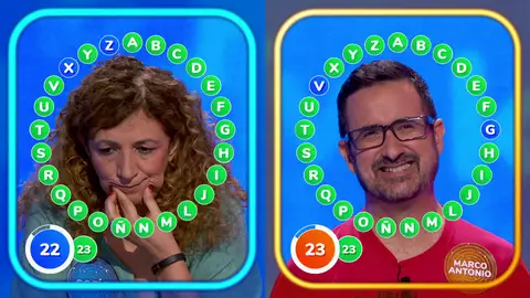 ¡Empate de récord! Sofía y Marco Antonio protagonizan un rosco histórico Ambos concursantes han protagonizado uno de los mejores roscos que se recuerdan.