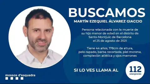 La foto difundida por los Mossos en Twitter La foto difundida por los Mossos en Twitter