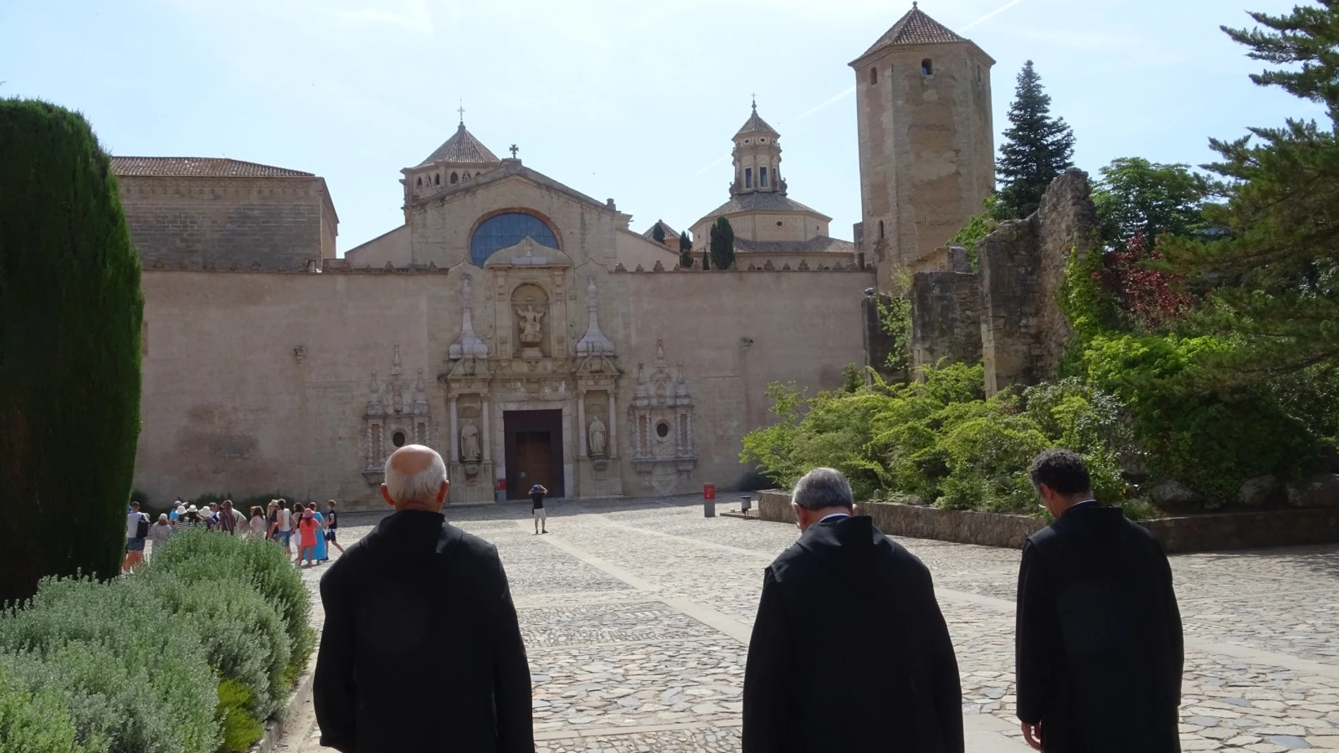 Detenido por tocamientos sexuales a una menor un monje del monasterio de Poblet en Tarragona 