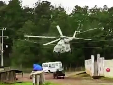 Helicóptero se desploma en México