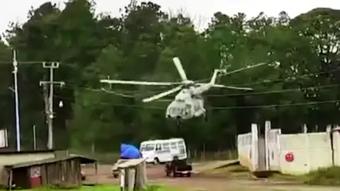Helicóptero se desploma en México Helicóptero se desploma en México