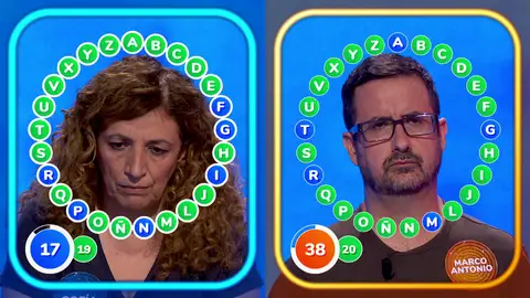 ¡Un fallo decisivo! El ajustadísimo duelo entre Sofía y Marco Antonio en ‘El Rosco’ Un único fallo en todo ‘El Rosco’ sentencia a uno de estos dos concursantes.