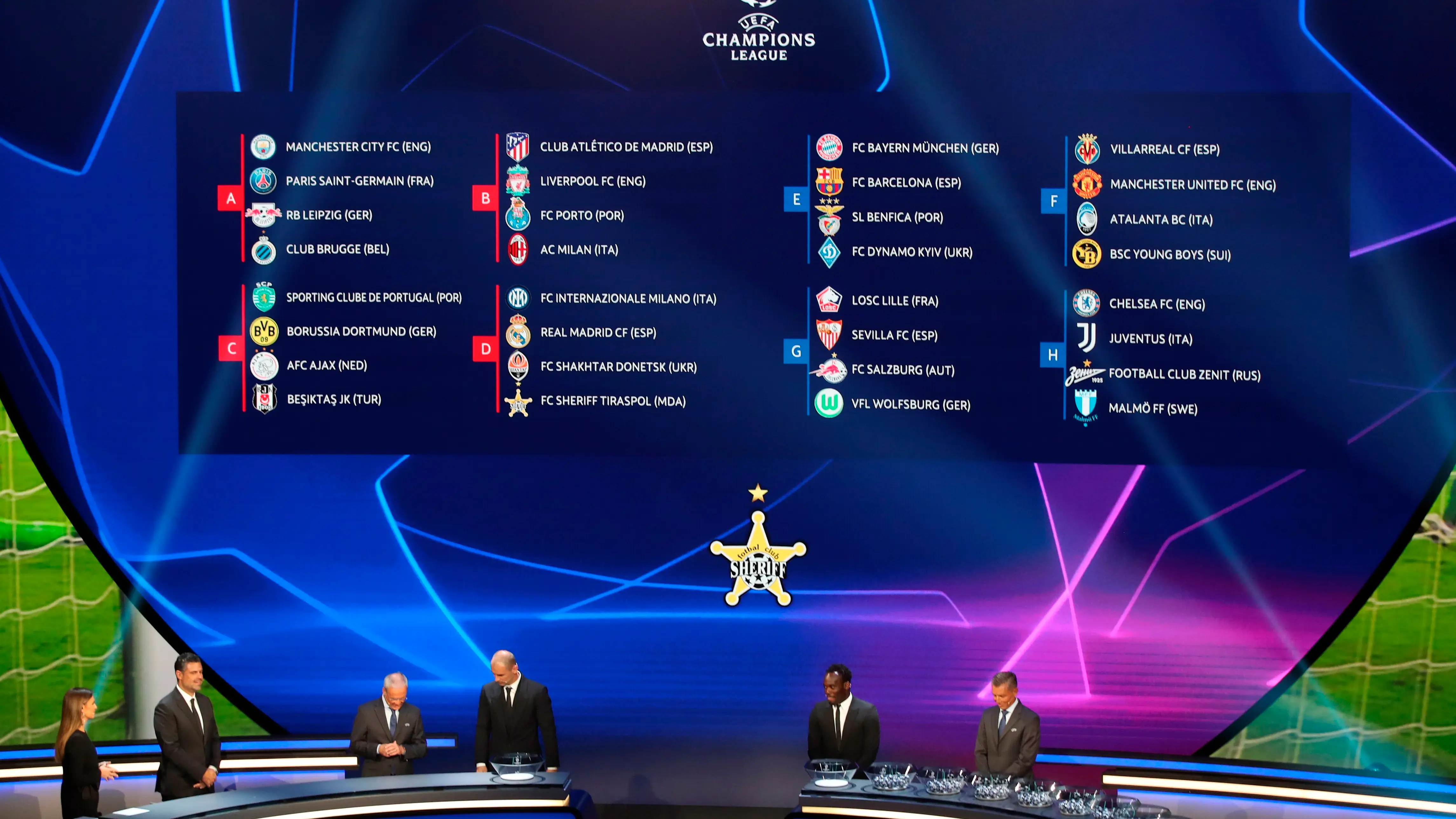 Calendario de los partidos de fase de grupos de la Champions League 2021/22 Calendario de los partidos de fase de grupos de la Champions League 2021/22