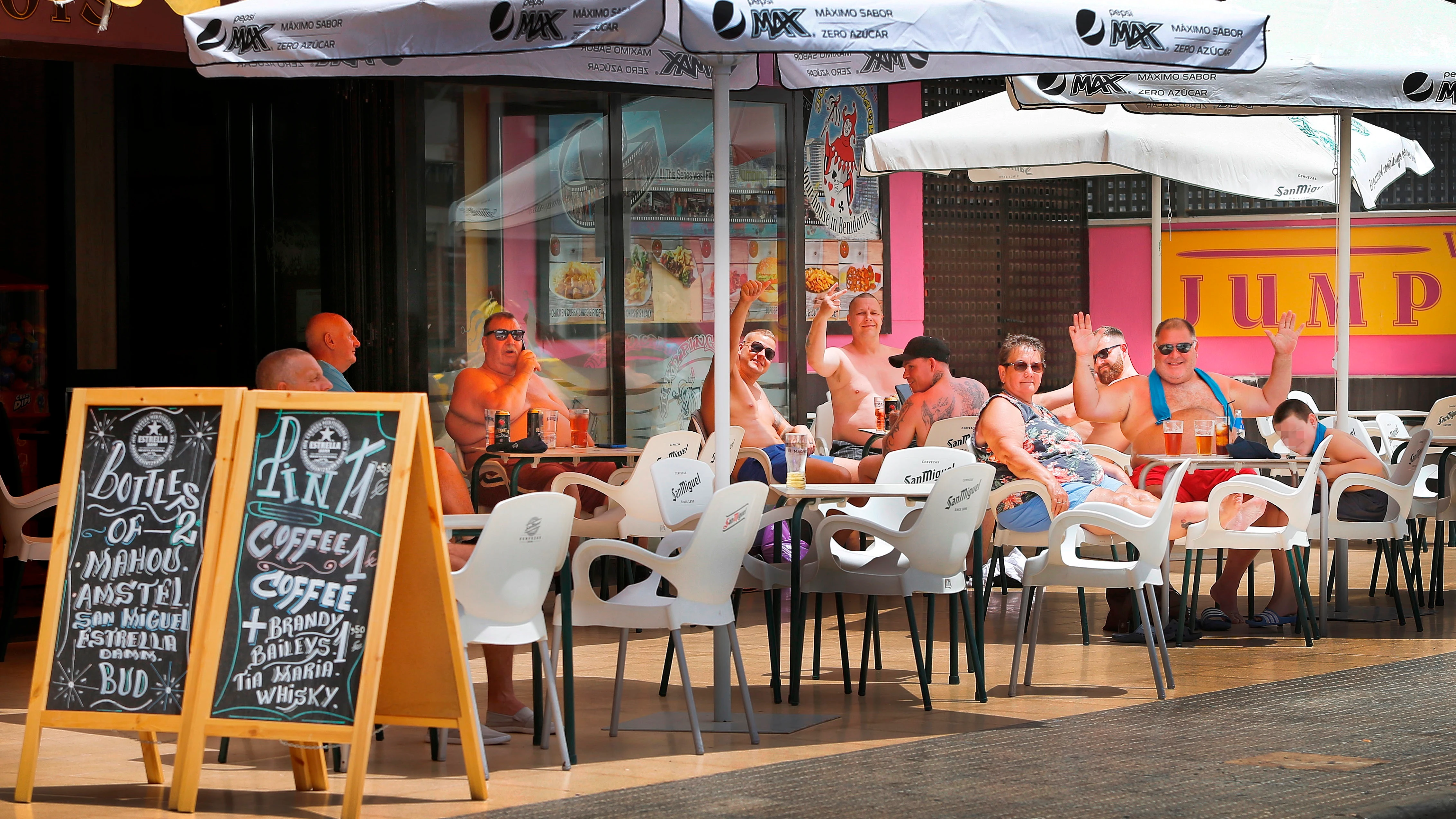 Turistas en Benidorm Turistas en Benidorm