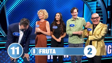 Las risas se apoderan del equipo ‘Homo Zapping’ en el reto de ‘Family Feud’ 
