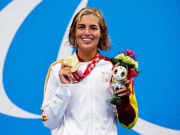 Michelle Alonso revalida su oro en los Juegos Paralímpicos con nuevo récord del mundo en los 100 metros braza Michelle Alonso revalida su oro en los Juegos Paralímpicos con nuevo récord del mundo en los 100 metros braza