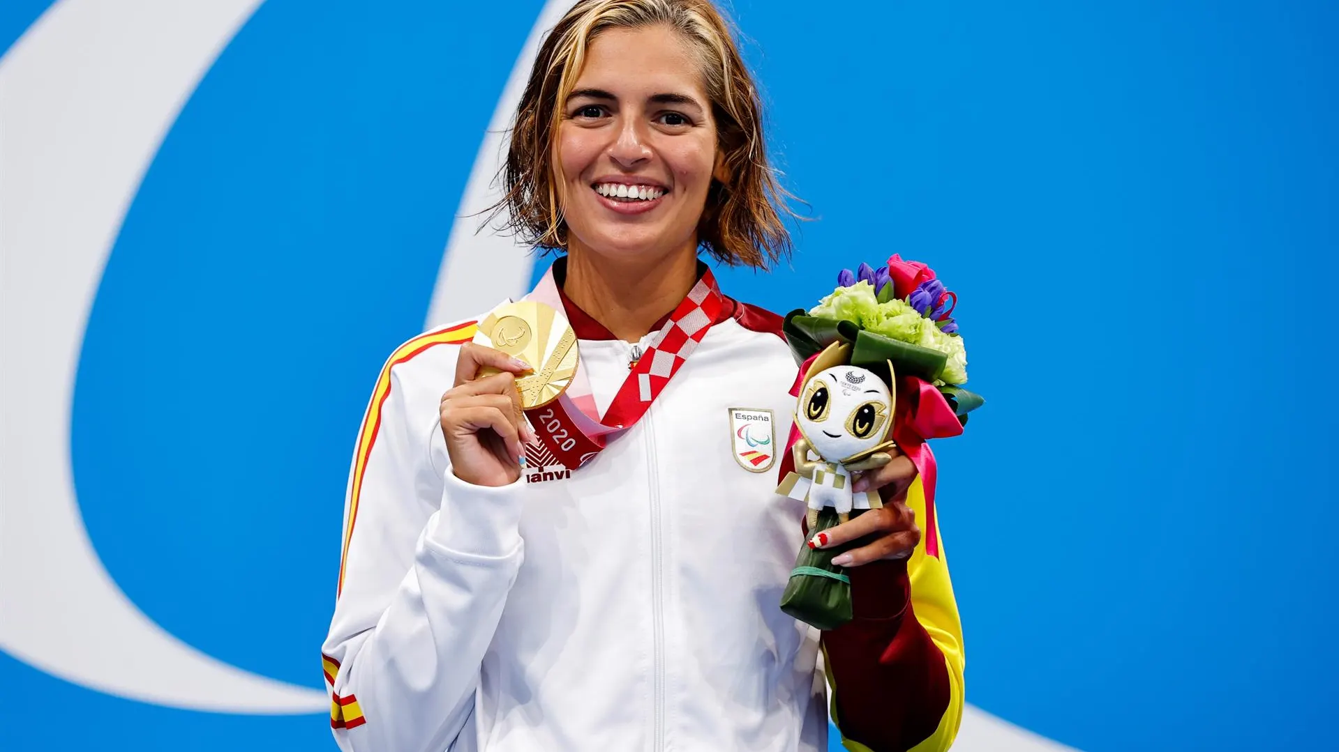 Michelle Alonso revalida su oro en los Juegos Paralímpicos con nuevo récord del mundo en los 100 metros braza Michelle Alonso revalida su oro en los Juegos Paralímpicos con nuevo récord del mundo en los 100 metros braza