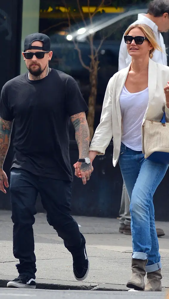 Cameron Diaz y su marido Benji Madden