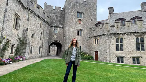 La princesa Leonor en Gales La princesa Leonor en Gales